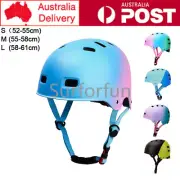 Kids Adults Bicycle Helmet Colorful Scooter Skateboarding Roller Skating Helmet