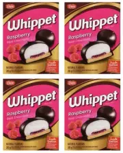 Dare Whippet Chocolate Covered Marshmallow Cookie Raspberry 285g (4 Pack)