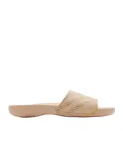 Burberry Dive Check Pattern Slides 35,36,37,38,39,40 Teacup