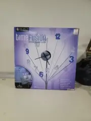 Time Fusion Starburst Retro Vtg Style Floor Clock.