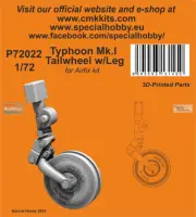 SPHP72022P 1:72 Special Hobby Typhoon Mk.I Tailwheel with Leg (AFX kit)