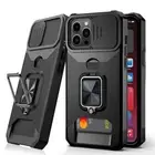 Shockproof Bumper KickStand Ring Armor Case For iPhone 13 13 Pro Max 12Pro Cover