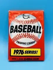1976 Topps Baseball Wax Pack Possible Eckersley RC Bench Brett CLEAN