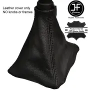 BLACK STITCH REAL LEATHER GEAR BOOT FITS SUZUKI SWIFT 2010-2017
