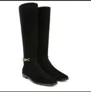 Sam Edelman Women's Clive Embellished Riding Boot Black Suede Size 8.5M NIB