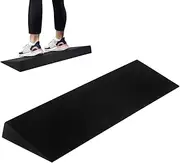 Squat Wedge Large Yoga Foam Wedge, Non-Slip Squat Ramp Slant Board Calf Stretcher, Foot Ankle Knee Stretcher Leg Extender, Incline Board for Heel Elevated Squat and Calf Raise