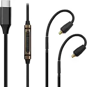 Earmax USB Type C to IE 900 High Purity 6N OCC Replacement Cable 4ft Compatible with Sennheiser IE 900 IE 600 IE 200 IE 300 Earphones