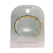 Target bracelet protection grounding energy 14k Gold Plated Wonder Wander Repeat