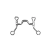 Myler Bits Myler SS 5 HBT Shank Sweet Iron Ported Barrel