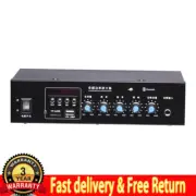 AV-106 Multifunctional Audio Power Amp 50W+50W HiFi Fixed Resistance Bluetooth