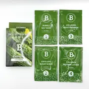 Billionaire Pedicure Deluxe Kit 4 in 1 Nail Scrub Lotion Mask - Cucumber 20g