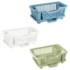 Dish Rack with Drain Tray Multifunctional Sink Dish Drainer Dish Rack and