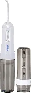 FREEZYMAN Teeth Cleaner Household Electric Teeth Cleaner,Portable Multifunction Waterproof Water Flosser Oral Irrigator,USB Charging,with 3 Cleaning Modes, 5 Jet Tips,for Home Travel and School