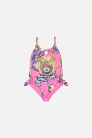 KIDS TIE DETAIL ONE PIECE 12-14 SALTY SPLENDOUR