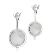 2 Pcs Tea Infusers for Loose Strainer with Fine Mesh Filter