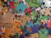 100 Extra Large Thick Chipboard Puzzle Pieces Junk Journals Altered Arts New!