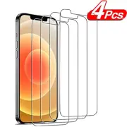 4X Tempered Glass Screen Protector Full Cover For iPhone 13 12 11 Pro Max XS XR