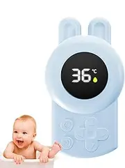 Baby Bath Temperature Gauge | Digital Cute Rabbit Waterproof Floating Temp Gauge,Bathtub Safety Sensor Temperature Monitoring for Easter Birthday Thanksgiving