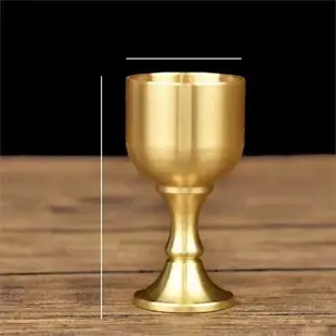 Vintage Brass Wine Glass Drinking Liquor Tumbler Cup Mug For