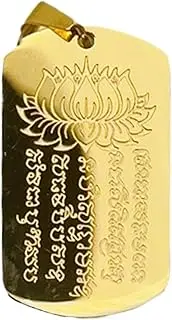 [Generic] Thai Buddhist Pendant | Scripture Necklace Pendant,Buddhism Scripture Necklace Charm for Car Keys, Keychain Accessories