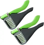 Gatuida 2Pcs Garlic Press Tool Garlic Mincer and Potato Masher Manual Garlic Presser for Kitchen Use and Easy to Clean Garlic Crusher