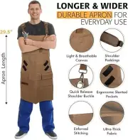 Shop Apron for Men - Work Aprons for Men for Shop - Workshop Style Apron