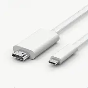 4K@60HZ USB C to HDMI 1.8M, Vrythn USBC to HDMI Cable, Woven USB C to HDMI Cable Unidirectional, USB C to HDMI Adapter for iPhone 16/15 Pro/Max, MacBook Pro/Air, ect. (White)