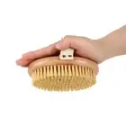 2 In 1 Dry Skin Body Brush Natural Bristle Dead Skin Remover Anti Cellulite
