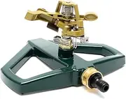 Yuragim Lawn Sprinkler with Metal Base, Garden Sprinkler, Pulsation Sprinkler, Garden Water Sprinkler, 360° Lawn Sprinkler, Large Areas and Small Area up to 540 m², Irrigation Systems for Lawn, Plants