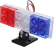 ETHZZLE Dual Flash Warning Light for Motorcycles Led Tail Lamp Lights for Motorbike Accessories Easy Install
