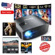 Compact WiFi & Bluetooth Projector with Advanced Zoom and Keystone Correction