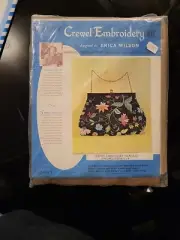 Hiawatha Crewel Embroidery Handbag Kit No 6400/2 Erica Wilson DARK PURSE