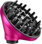 Wisdomer Upgraded diffuser for Dyson Airwrap, nozzle for Dyson curling iron suitable for all models, diffuser nozzle accessory (Rose)