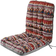 EDIMENS High Back Chair Seat Support Cushion, Recliner Cushions Outdoor Garden Patio Seat Cushion with Backrest Low Back Pain Relief for Home Office Garden Chair