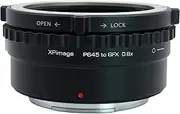 XPIMAGE 0.8X Optical Focal Reducer Adapter Ring for Pentax 645 Lens to Fujifilm GFX Camera