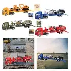 Crane Trailer Tow Truck Toy Car Transporter Toy Pull Back Truck 1/64 Scale Tow