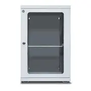 SERVEREDGE 18RU 600mm Wide & 700mm Deep Swing Frame Hinged Wall Mount Cabinet - Light Gray