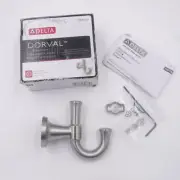 Delta Faucet 75635-SS Dorval Double Robe Hook Brilliance Stainless Finish