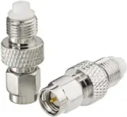 2pcs SMA to FME Adapter SMA Male Plug to FME Female Jack RF Coaxial Connector