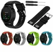 For Garmin Fenix 5X 3 HR Watch 26mm Silicone Wristband Quick Install Band Strap