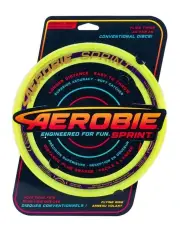 Aerobie Sprint Flying Ring Frisbee 25cm in Yellow