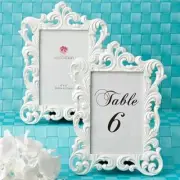 Set of 6 Large Baroque Table Number Holder Frames Wedding Table Number Stands