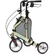 Elenker 3 Wheel Walker for Seniors, Foldable Rollator Walker - Champagne