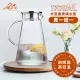 【Incare】熱銷日本耐高低溫玻璃冷水壺1700ML(買一送一)