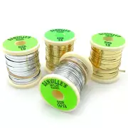 DANVILLE MYLAR TINSEL - Fly Tying Gold & Silver Flat Double-Sided Material Spool