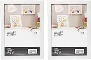 [Ikea] FISKBO White A4 21x30cm Photo Frame - Set of 2