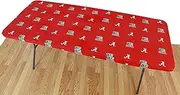 College Covers Alabama Crimson Tide Tailgate Fitted Tablecloth, 96" x 30", 8 ft Table