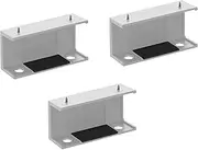 Under Desk Laptop Mount, Laptop Holder Under Desk, Metal Under Desk Laptop Holder, Multifunctional Protective Tray Organizer Bracket with Screws for Cable Box, Laptop, Modem, TV Box