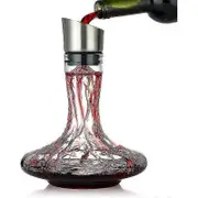 Wine Decanter With Integrated Aerator And Filter, Wine Decanter, Wine Decanter, Wine Decanter, Wine Gift, Lead Free 100% Hand Blown Crystal Glass, Win