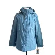 ZEROXPOSUR Coat Women's Size Small Blue Wind Resistant